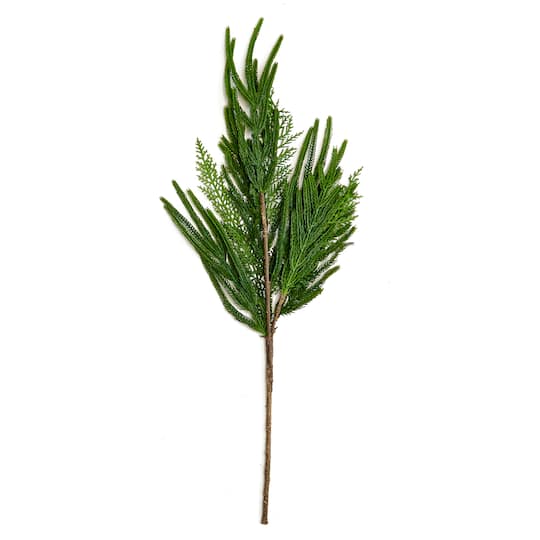 31" Evergreen Pine Cedar Artificial Christmas Spray, 3ct.